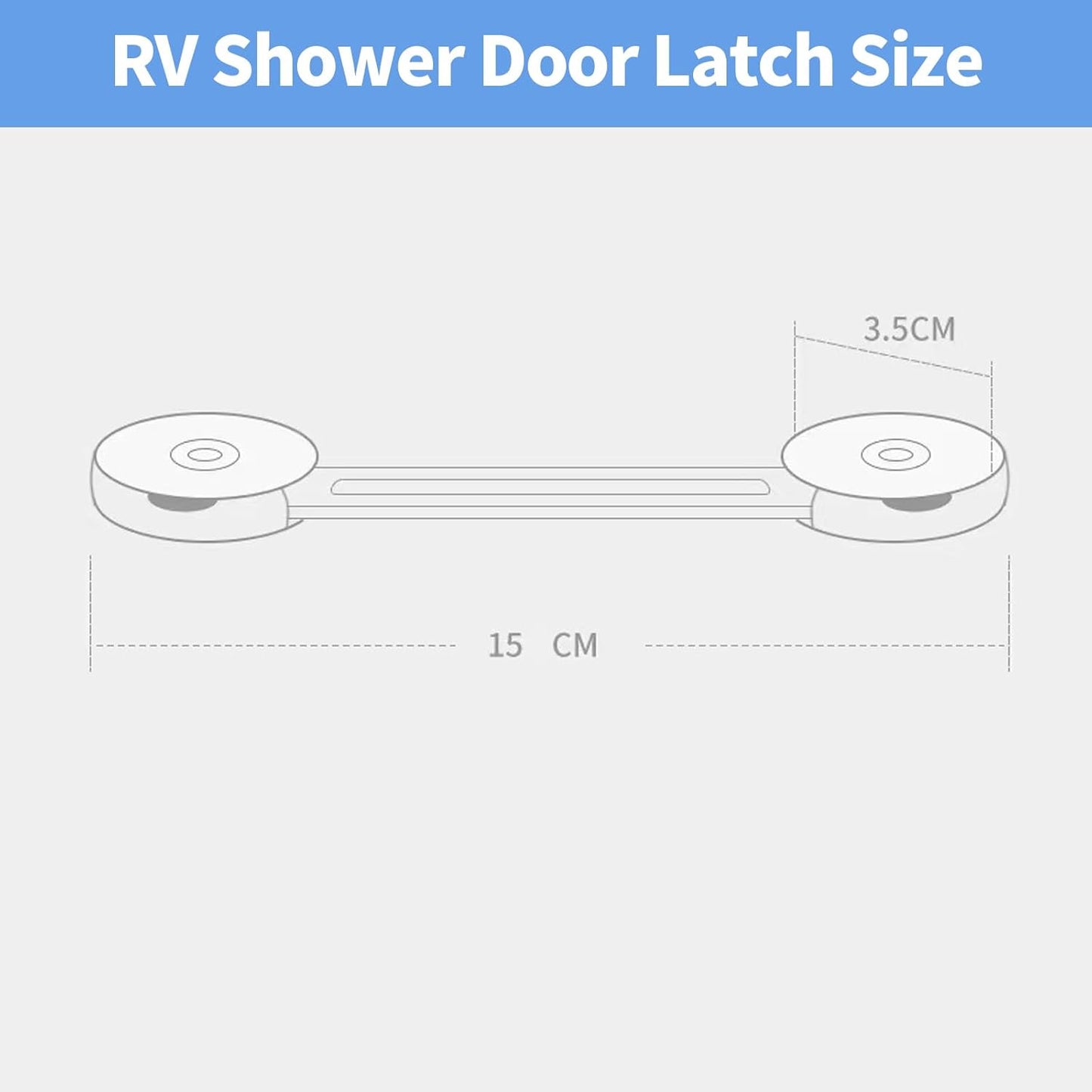 RV Refrigerator Door Latch (4 Pack)