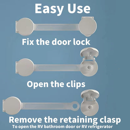 RV Refrigerator Door Latch (4 Pack）