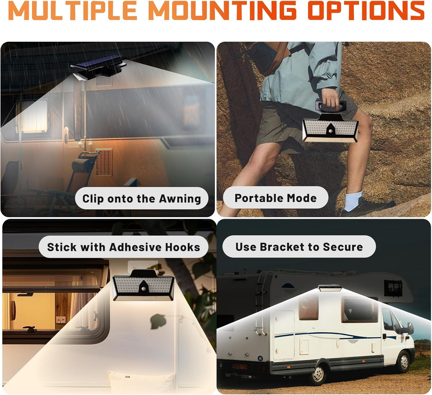 Hifor Solar RV Porch Light